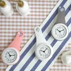 Silent Shower Clock Waterproof Small Digital Timer Easy Read Display White