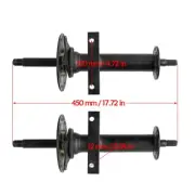 2x 34" Rear End Differential Split Axles Kit With Brake Disc & hubs Go Kart