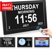 Dementia Clock 10.1 Inch Digital Clock with Date Large LCD Screen Alzheimers Cal