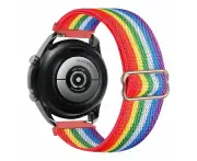 Huawei Watch GT3 46mm Braided Loop Flex Watch Straps - Rainbow