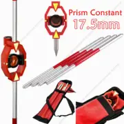 Round Mini Prism with 4 poles for Total Stations Land and Laser Surveying Tools