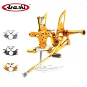 For Kawasaki Ninja ZX10R 2011 - 2015 ZX1000 ZX1000J Racing Rearsets Foot Pegs