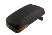 Console Lid Pull Over Cover Leather for Kia Amanti 2004-2006 Red Stitch