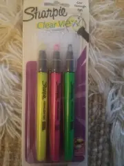 Sharpie Clear View Multi Color Stick Highlighter Set Of 3