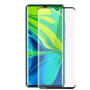 3D Curved Full Screen Tempered Glass Film for Xiaomi Mi Note 10 / 10 Pro- Black