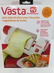VASTA Vegetable & Fruit Sheet Slicer Peeler Veggie Noodles Keto Vegan - NEW