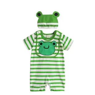 【Baby童衣】任選 動物造型連身衣 三件套 90065(乳牛)