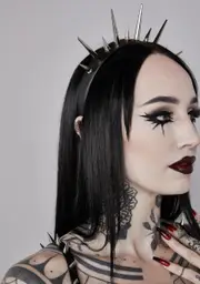 [Widow] Nocturne Apparition Spiked Headband