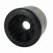 4" Diameter Boat Trailer Wobble Roller Smooth 26mm Bore 3" Wide Black Jet Ski