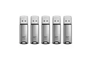 Silicon Power 64GB Marvel M02 USB 3.0 Flash Drive - Silver (5-Pack)