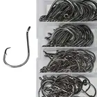 Fishing Hooks Small Octopus Circle Bulk Pack 200pce Mixed Size#1 #2 #4 #6 Hookem