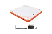 VEVOR Inflatable Floating Dock 10x10FT Inflatable Dock Platform Mat with Ladder
