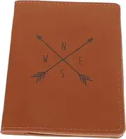 [Minkissy] Men PU Leather Passport Wallet Multifunctional Travel Holder with Card Slots for Birthdays and Father Day Stylish Passport Protective Cover for Daily Use