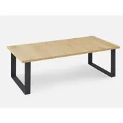 Bronte Coffee Table Minimalist and Practical Center Table for Living Room Oak
