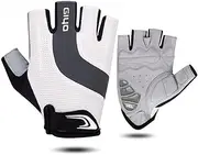 [zolyet] Cycling Gloves Half Finger ycle Gloves Biking Gloves Breathable with Shock-Absorbing -Slip Pad for Men Women, XL Grey