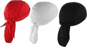 [ROMISBABA] 3pcs Unisex Outdoor Cycling Helmet Liner Hat Quick-Dry Breathable Cap for Safety and Comfort for Active Individuals Includes