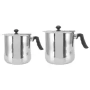 BeeWax Melting Pot Stainless Steel Heatproof Beekeeping Wax Melting Pot with Lid