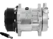 12Y-979-1121 A/C Compressor SD7H15 24V fits Komatsu D39EX-22 D51EX-22 Crawler