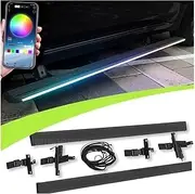 MOMOAU Plug-N-Play Electric Running Boards with LED Lights Compatible with 2016-2024 Toyota Urban Cruiser | Automatic Retractable Power Steps, 600LB Capacity, Anti-Slip Surface, Vehicle-Specific Fit