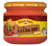 2 x Old El Paso Chunky Salsa Dip Medium 312g