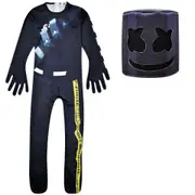 Christmas Halloween fortress night marshmallow DJ costume marshmello one-piece show costume 150cm