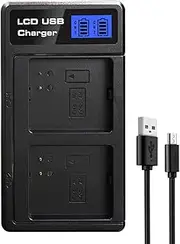 EN-EL14 Replacement Camera Charger with Double Slots for Nikon P7000 P7100 P7800 P7700 D3100 D3200 D3300 D3400 D3500 D5600 D5100 D5300 Camera