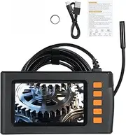 Dual Lens Borescope Endoscope Camera with Light 1080P Sewer Camera with 4.3 Inch Screen Inspection Camera IP67 Lens Tools for Men Adjustable 6.5FT Cable