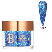 Billionaire SNS Gelish Dip Dipping Acrylic Nail Powder - Chunky Glitter 007 56g