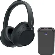 [Sony] WHCH720N Wireless Over The Ear Noise Canceling Headphones (Black) with Wireless Headphones Accessory Bundle (2 Items)