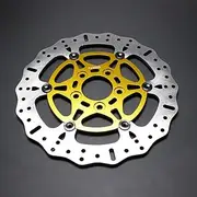 POWER JAMES Gold 11.8" Rear Brake Rotor Disc for Harley Davidson 08-2023 Touring CVO Road King Electra Glide Special 41810-08B