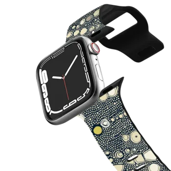 Apple Watch Series 7-9 (41mm) Impact Band iguana skin indigo pop apple watch band