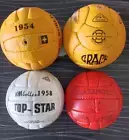 Historical mini ball set 4 pcs FIFA world cup in leather size 1