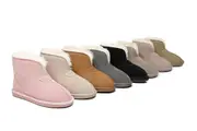 AUSTRALIAN SHEPHERD® UGG Slippers Sheepskin Wool Ankle Parker - Sand / AU Ladies 10 / AU Men 8 / EU 41