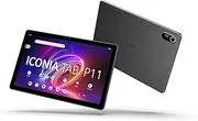 Acer Iconia Tab P11, 11 Inch 2K WUXGA IPS Touchscreen Tablet with Portfolio Case (MediaTek MT8781, 8GB RAM, 128GB SSD, Bluetooth, USB-C, Wi-FI, MicroSD, Android 14), Black Metal Finish Tablet