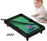 Kidsbiriard , Tabletop Billiard , Billiard Set, Billiard Game Tabletop Pool Set, Compact Billiard, Fun Pool Game Table, Family Board Game, Adult