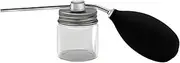 Hair Powder Bottle with Fiber Nozzle Spray Bottles for Hair Dusting Fiber Barber Powder Bottle Barber Fibers Spray(Color:Silver)