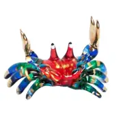 Crab Miniature Hand Blown Colored Art Glass Animal Figurines crystal sculpture