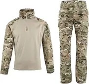 [EXCELLENT ELITE SPANKER] Outdoor Tactical Men's Military BDU Uniform Tactical Combat Training Set