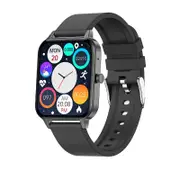 Catzon MX7 Smart Watch with Music Call Heart Rate Monitor Temperature Measurement Step Tracker-Black