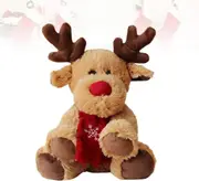 Stuffed Plush Reindeer Dolls, Christmas Elk Plush Toy, Animal Plush Dolls, Festive Gifts For Kids, 35cm