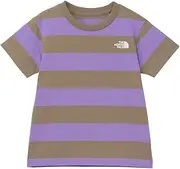 [THE NORTH FACE] Short Sleeve Cut and Sew T-Shirt, S/S, Field Border Tee, Kids, Purple Granite, 110
