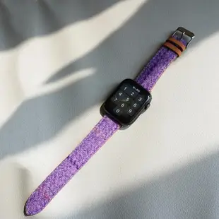 harristweed羊毛呢復古蘋果表帶適用applewatch7代iwatch123456se