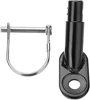 2pcs Bike Hanging Hooks Pet Bike Trailer Bicycle Trailer Bike Trailer Connector Bike Trailer Attachment Trailer Hitch Black Hook up Adapter Appendix Connector Tractor Baby S Hook