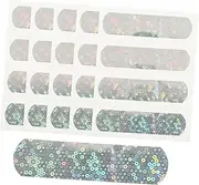 COOLHIYA First Aid Kit 20pcs Glitter Bandages Waterproof Daily Use Portable Travel Size for Children and Adults