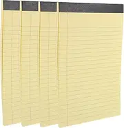 HOODANCOS Tear-Off Memo Pads 4 Pack Small Legal Pads Horizontal Lines Versatile Notepads for Daily Planner School and Work