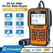 FOXWELL NT510 Elite OBD2 Scanner Diagnostic Tool ABS SRS DPF Oil Reset For BMW