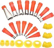 1 Set Reusable Kit with Nozzles and Bases Caulk Finisher for Home Kitchen Bathroom Waterproofing and More