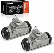 A-Premium Rear Drum Brake Wheel Cylinder Compatible with Select Chevy & GMC Models - Tahoe, Yukon, Suburban 1500, Blazer, C1500, C2500, K1500, K1500 Suburban, C10, C15, C10/C15/C1500 Pickup, 2-PC Set