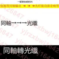 在飛比找露天拍賣優惠-電視數字SPDIF同軸轉光纖輸出輸入線轉換器樂視三星TCL小