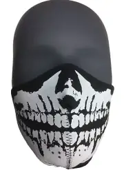 *MASK Printed Skull Funny Joke Novelty Paintball Mask Covering Gift W72065 AU